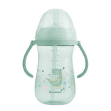 Gobelet PP avec paille en silicone 300 ml Dino World Menthe - Image 1