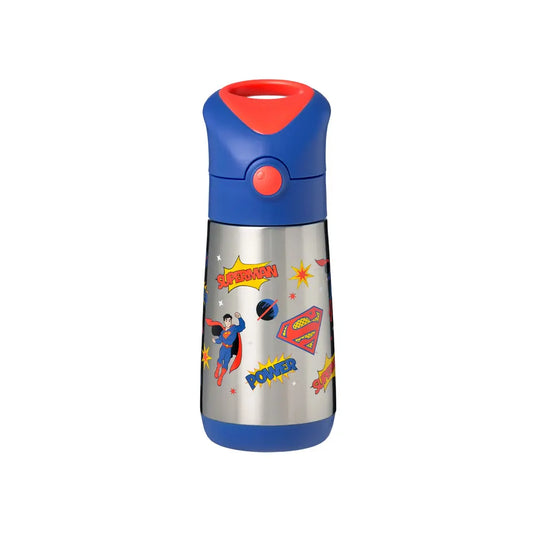 Gourde Enfant b.box Superman 350 ml – Isotherme en Inox - Image 1