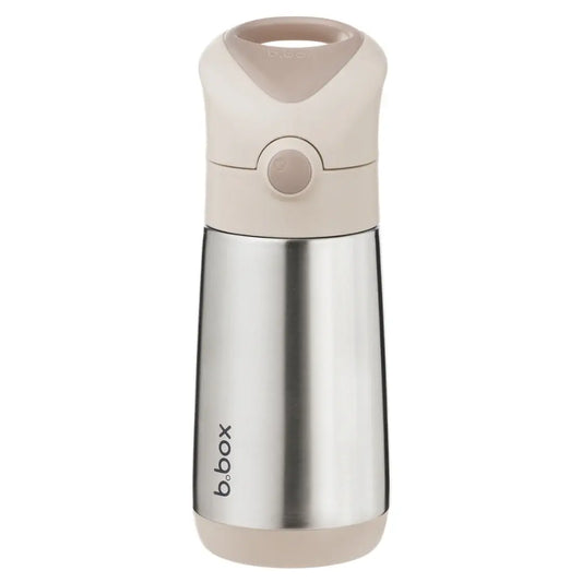 Gourde Isotherme b.box 350 ml avec Paille pour Enfant – Acier Inoxydable - Image 1