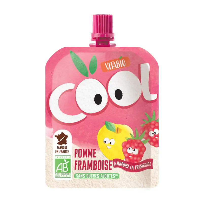 Gourde Pomme Framboise Acérola – Vitabio - Image 1