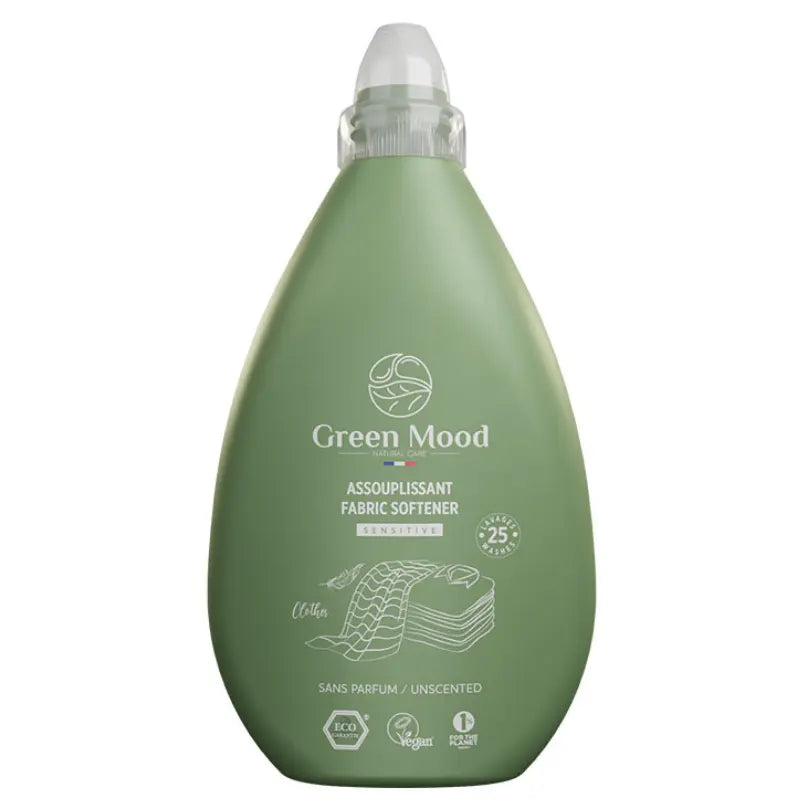 GREEN MOOD Adoucissant textile non parfumé 1000 ml - Image 1