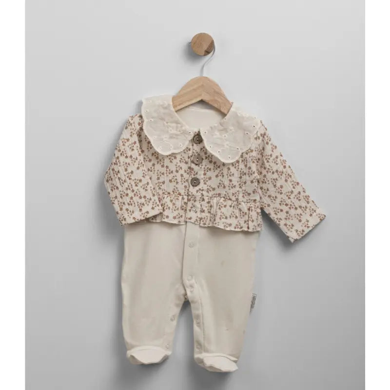 Grenouillère à motifs floraux pour bébé fille 0-6 mois - BM2310