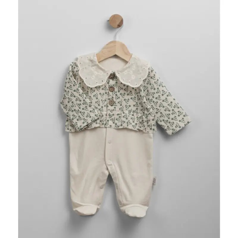 Grenouillère à motifs floraux pour bébé fille 0-6 mois - BM2310