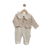 Grenouillère à motifs floraux pour bébé fille 0-6 mois - BM2310 - Image 1