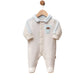 Grenouillère bébé en polaire avec col et détails en sherpa - Image 1