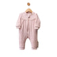 Grenouillère bébé en velours avec détails brodés - Image 3