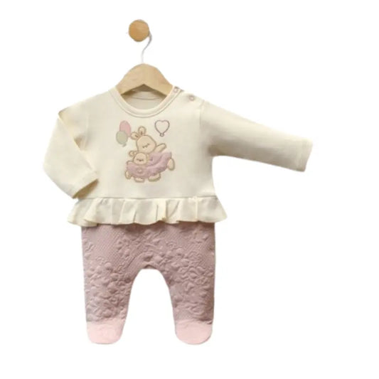 Grenouillère bébé fille nouveau-né 0-6 mois Flexi Baby -252315 - Image 1