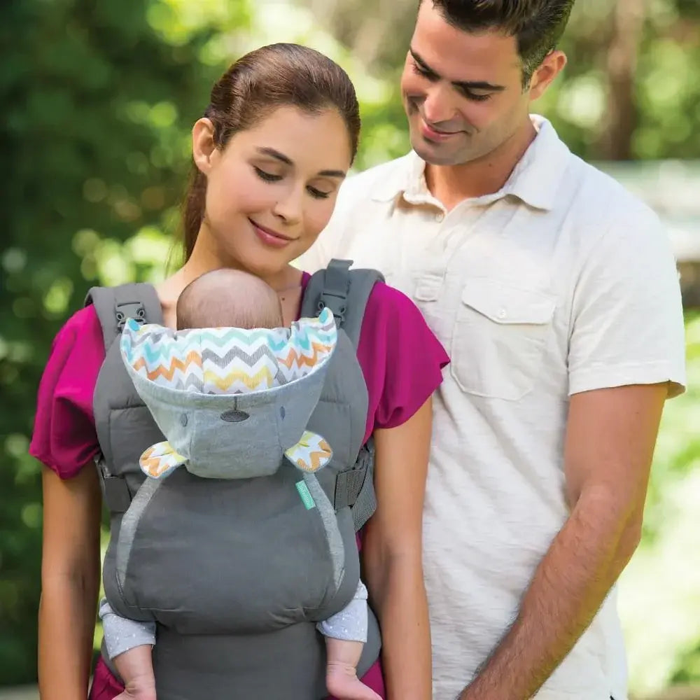 Infantino Porte-Bébé à Capuche Cuddle Up - Gris - Image 4