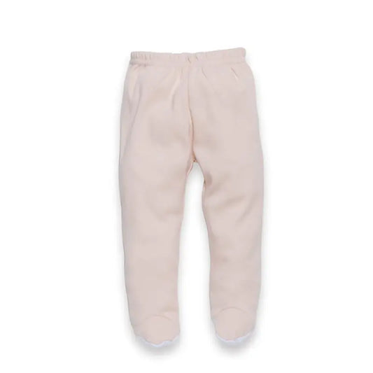 Interbaby Set 5Pcs Rose (Chemise+Pantalon+Gants+Bavoir+ChaussEttes) (0-6 Mois) - Image 3