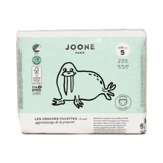 Joone Couches-Culottes Taille 5 (10-18 kg) 28 Unités - Couleur : Brigitte Rose - Image 1