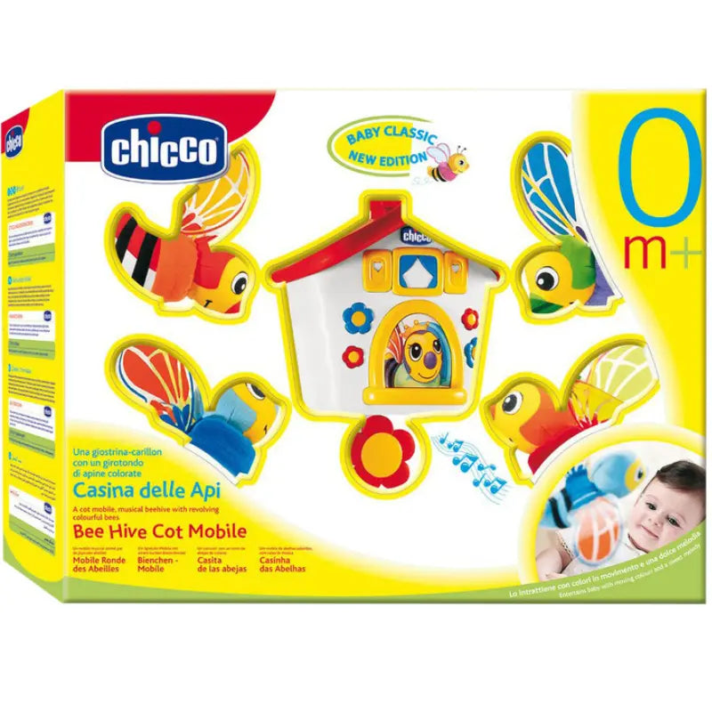 Jouet mécanique pour berceau Chicco « Bee House » - Image 1
