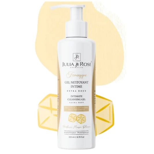 Julia & Rose Femagyne Gel Nettoyant Intime Extra Doux Parfum Musc Blanc – 200ml - Image 1