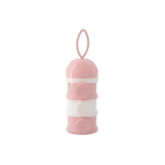 Kikkaboo Boite doseuse de Lait 3 niveaux Rose - Image 1