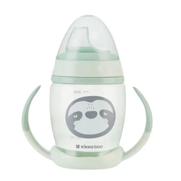 Kikkaboo Gobelet PP 200ml Happy Face Vert - Image 1