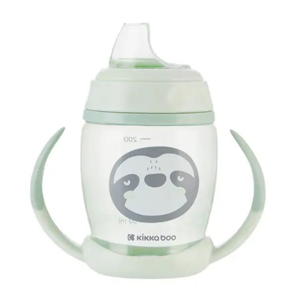 Kikkaboo Gobelet PP 200ml Happy Face Vert - Image 2