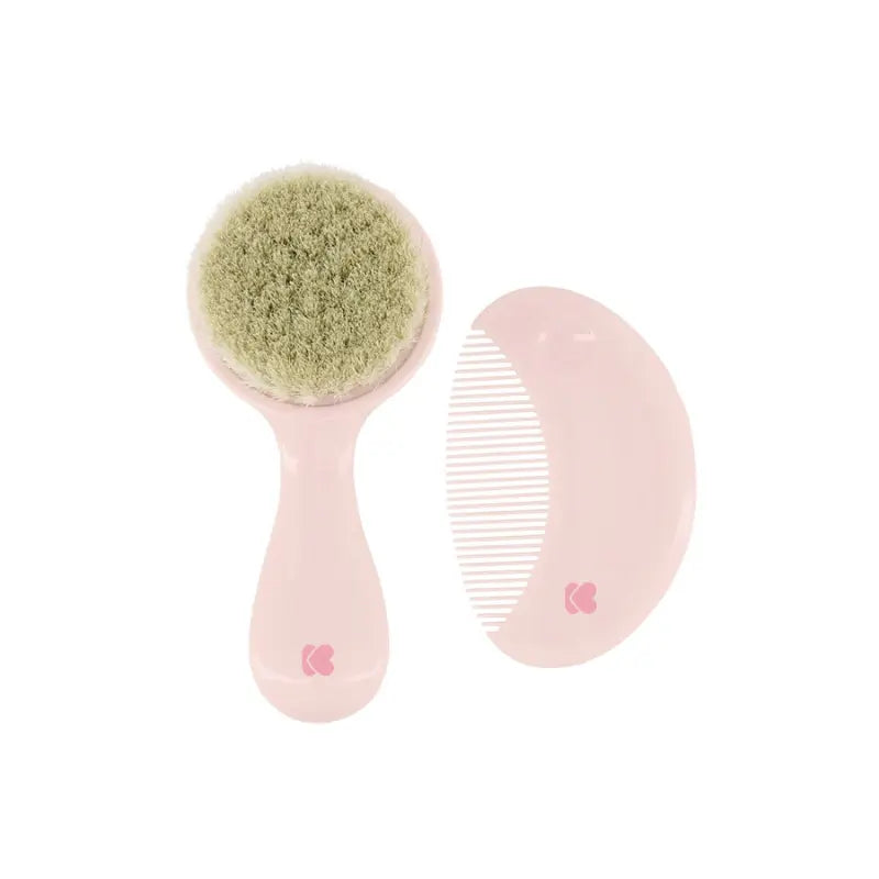 Kikkaboo Peigne et brosse à poils naturels Savanna Rose - Image 2