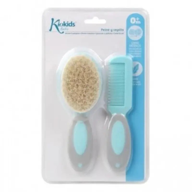 KIOKIDS Peigne et Brosse Bleu - Image 1