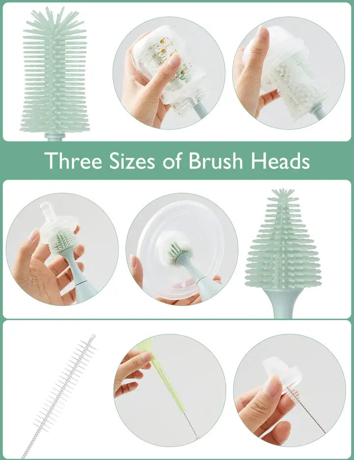 Kit de brosse à biberon Momcozy Innovative Push-Press Design - Image 4