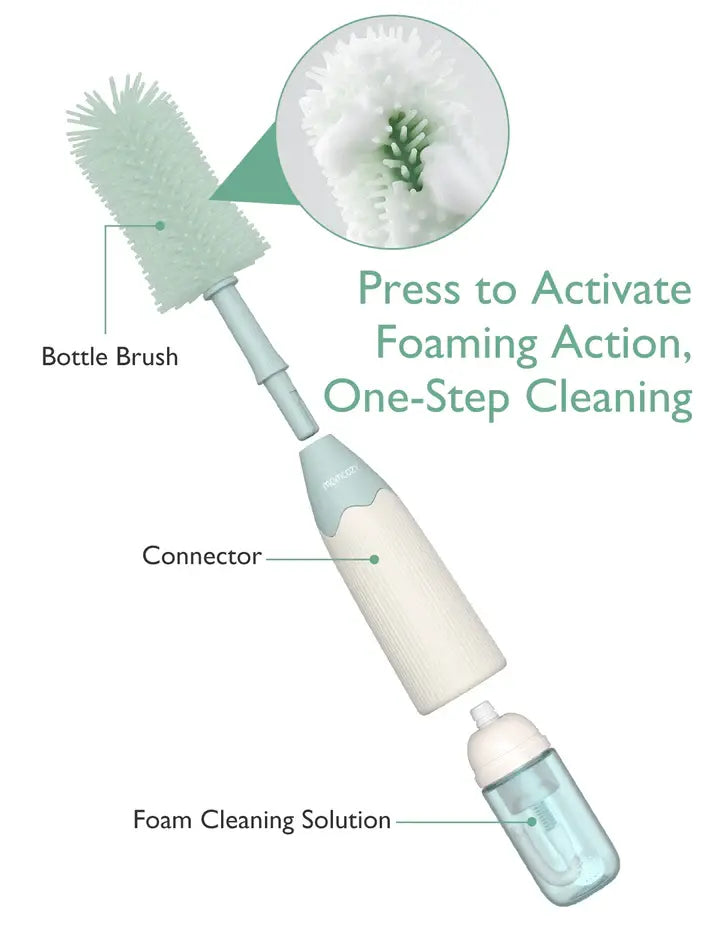 Kit de brosse à biberon Momcozy Innovative Push-Press Design - Image 6