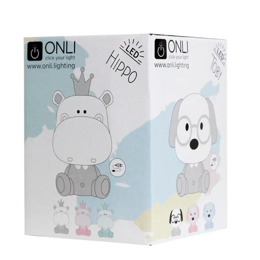 Lampe de table LED intégrée pour enfant Luminosa Piggy, jaune - Image 3