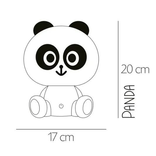 Lampe Panda LED intégrée pour enfant Blanc – Onli - Image 3