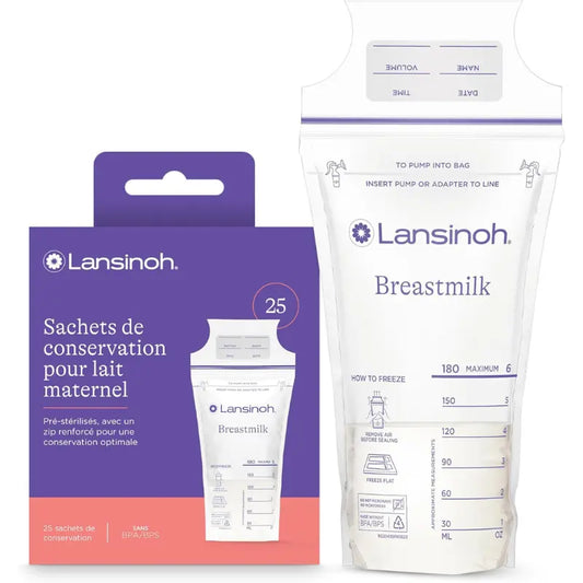 Lansinoh Sachets de Conservation du Lait Maternel 25 Unités - Image 1