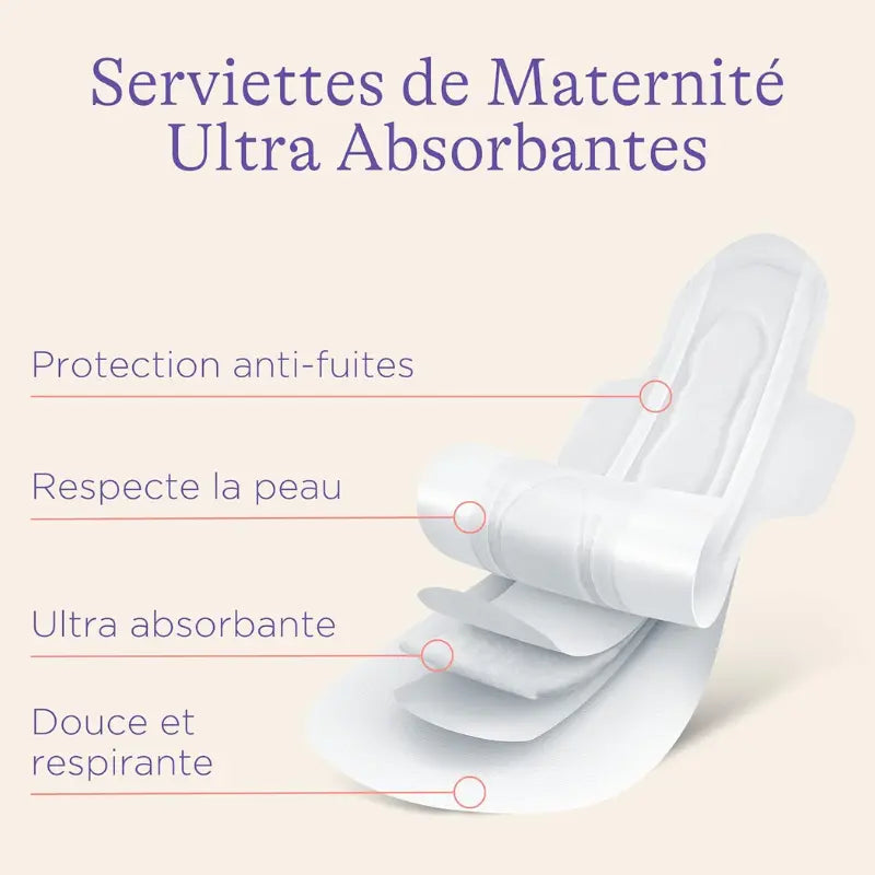 Lansinoh Serviettes maternité Extra absorbantes Dès l'accouchement 0-2 - Image 2