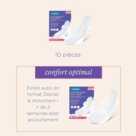 Lansinoh Serviettes maternité Extra absorbantes Dès l'accouchement 0-2 - Image 3
