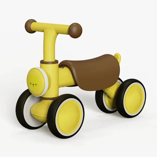 Lebei Vélo d’Équilibre pour Enfants Jaune - Image 1
