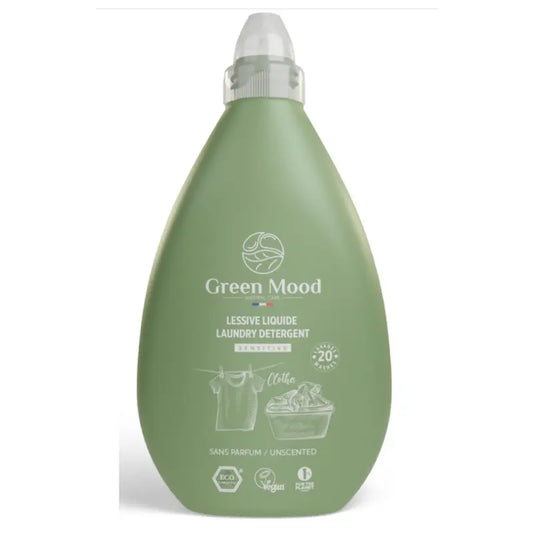 Lessive non parfumée 1000 ml - GREEN MOOD - Image 1