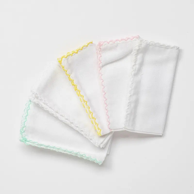 Lingettes buccales Andywawa Basic, lot de 5, 25 x 25 cm, rose, AC24447 - Image 1