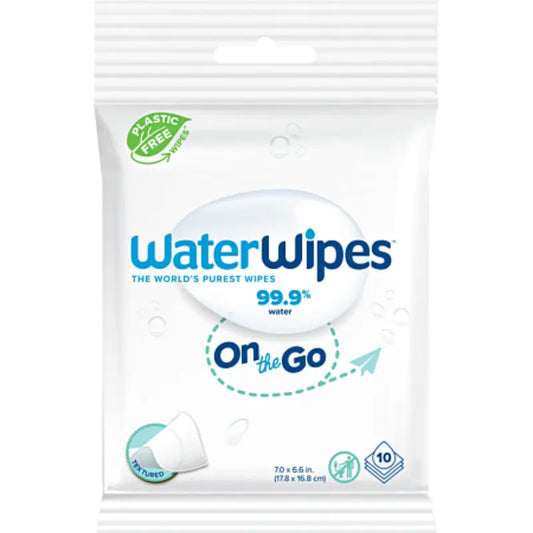 Lingettes WaterWipes On The Go Paquet de 10 - Image 1