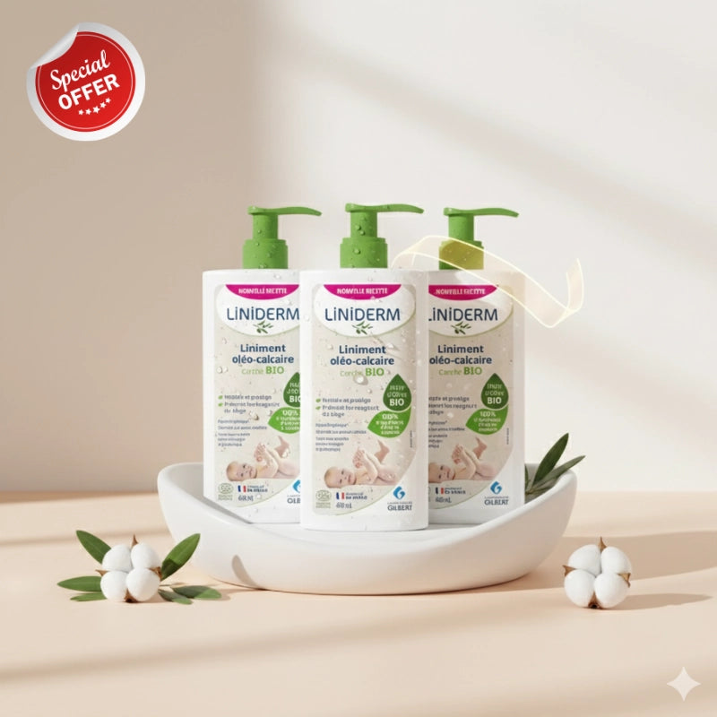 Liniment Oléo-Calcaire BIO LINIDERM - Lot de 3 x 480 ml (Offre Spéciale) - Image 1