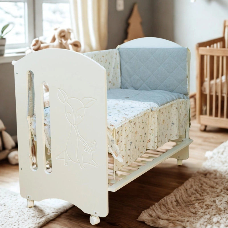 Lit bébé latéral pliant NEUSY - Cododo Évolutif et Pratique - Image 2