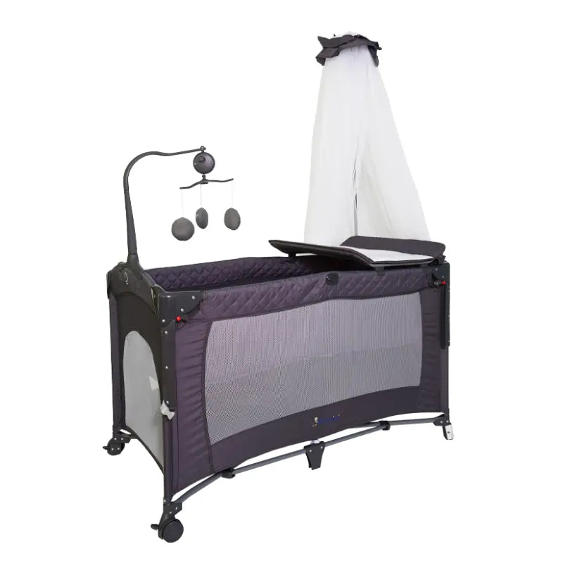 Lit Parc Cododo Confort Gris Foncé – Mon Bébé - Image 1