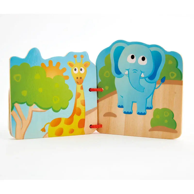 Livre pour bébés animaux sauvages Hape - Image 2