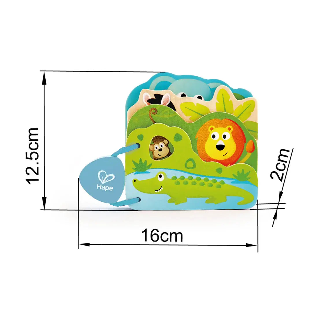 Livre pour bébés animaux sauvages Hape - Image 3