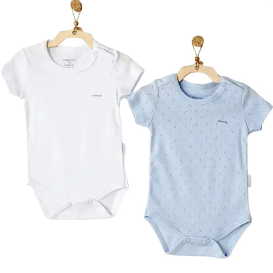 lot de 2 bodies bébé AndyWawa AC25554 à manches courtes