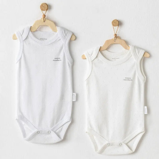 Lot de 2 bodys bébé Andywawa Tank Basic AC23779 - Image 1