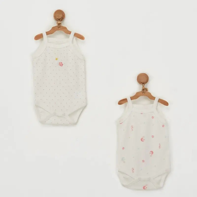 Lot de 2 bodys sirène pour bébé Andywawa AC22616 - Image 1