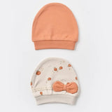 Lot de 2 bonnets bébé bio-organiques aux fruits d'été 72201 Crème - Image 1