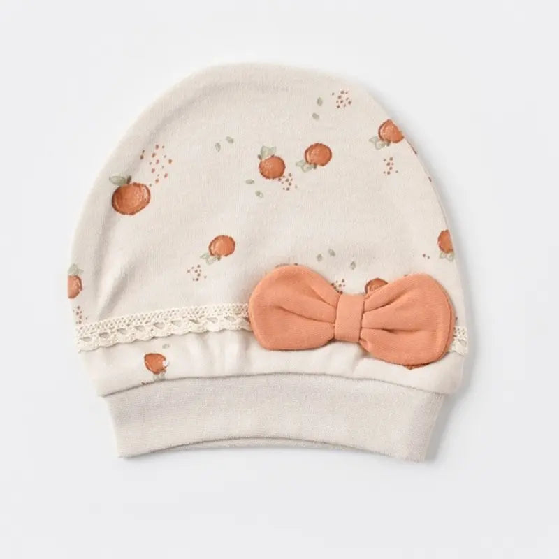Lot de 2 bonnets bébé bio-organiques aux fruits d'été 72201 Crème - Image 2