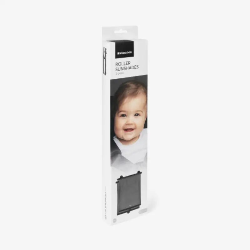 Lot de 2 Pare-Soleils Voiture Enroulables Avec Ventouses – KikkaBoo - Image 2