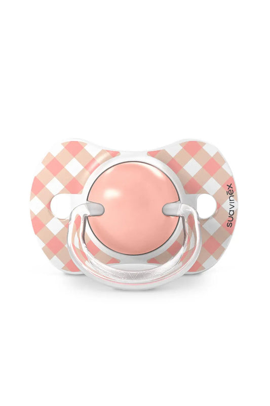 Lot de 2 sucettes en silicone 0-6 mois Rose - Image 3