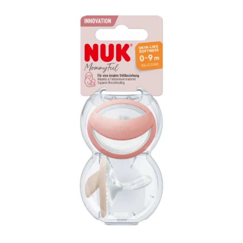 Lot de 2 sucettes en silicone NUK MommyFeel 0–9
