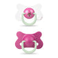 Lot de 2 sucettes réversibles Night and Day 18M+ – Rose – Suavinex - Image 1