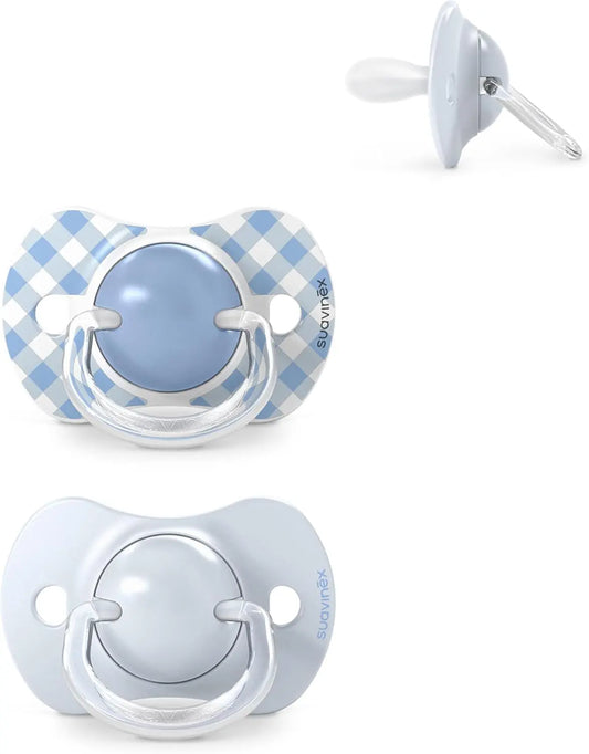 Lot de 2 Sucettes Suavinex SX Pro Wild et Free Bleu 0–6 Mois - Image 1