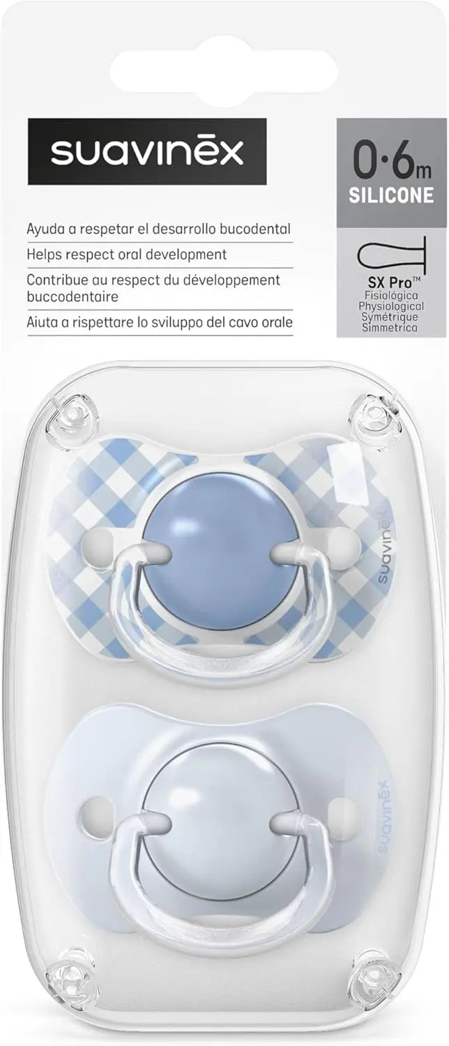 Lot de 2 Sucettes Suavinex SX Pro Wild et Free Bleu 0–6 Mois - Image 6
