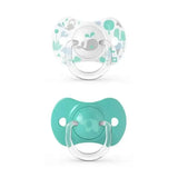 Lot de 2 Sucettes Suavinex Symétriques Silicone SX PRO™ Vert - 6-18M - Image 1
