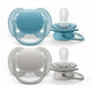 Lot de 2 sucettes Ultra Douce 6-18 m PHILIPS AVENT Mix Uni Blue - Image 2